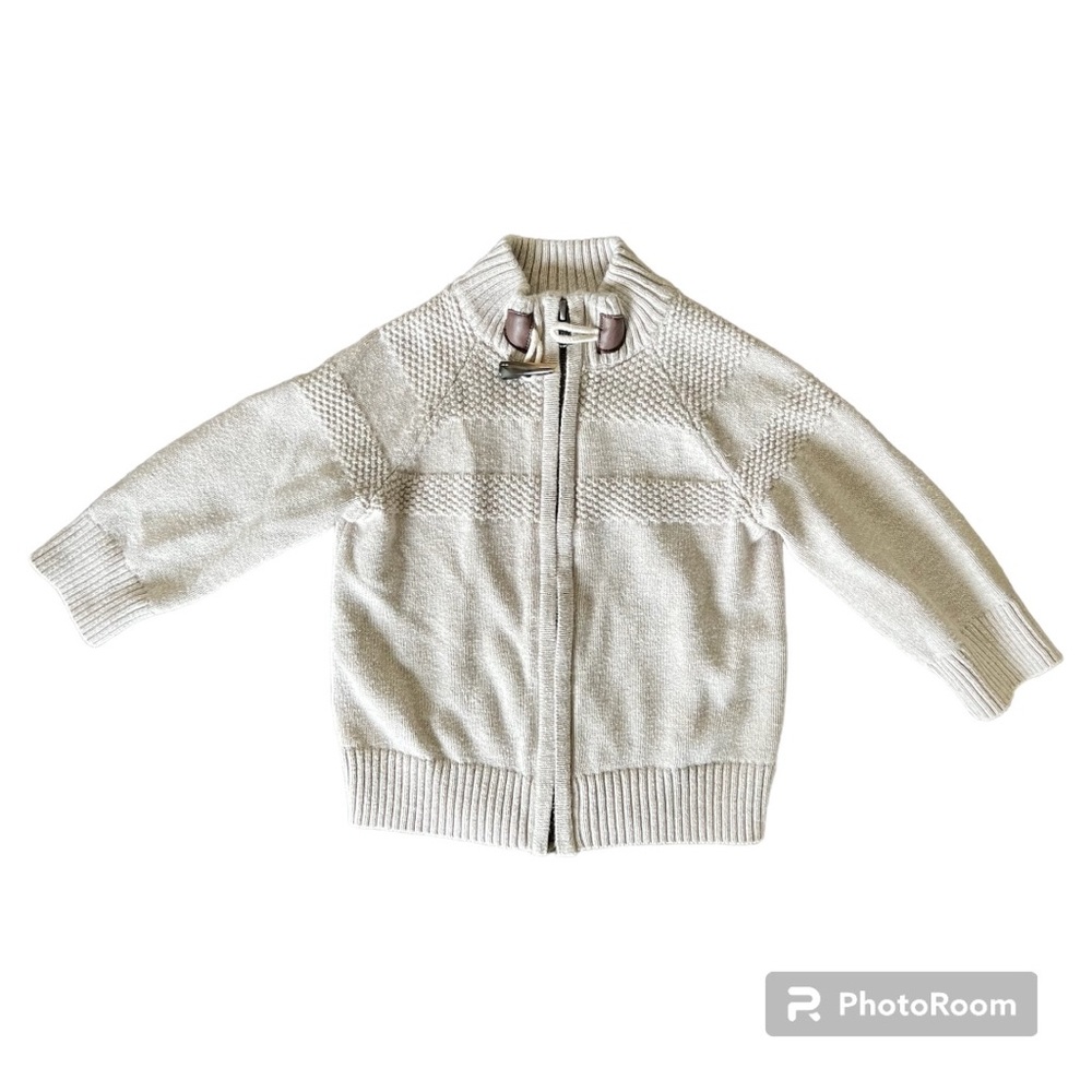 Oshkosh baby boy zip sweater with toggle closure 18m